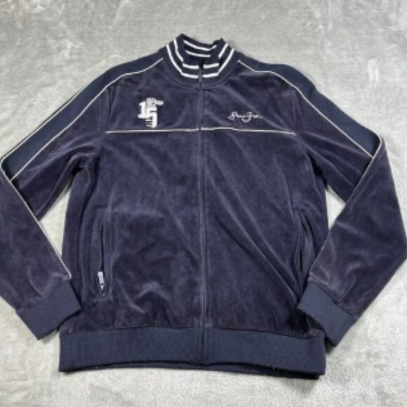 Vintage Sean John Track Jacket Mens Medium Velour Y2K BET Hiphop Awards 15 Rare - Picture 1 of 7